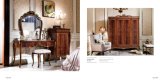 0070-2 Solid Wood Covered Luxury Veneer with Matt Painting Wardrobe