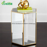 Living Room Glass Mirror Top End Table Coffee Table Wholesale Table
