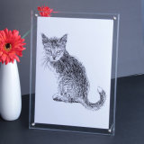 Acrylic Free Standing Frame for Photo Picture Decoration Insert