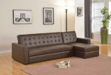 Popular Living Room Furniture Functional Fabric Sofa Bed (HC558)