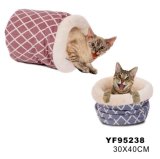 Ultra-Soft and Warm for Cat Roundness Hamburger Pet Beds (YF95238)