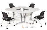 Foldable Office Training Table with Aluminum Alloy Leg for Conference Room or Meeting Room Meeting Furniture