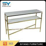 Modern Funirute Marble Top Console Table