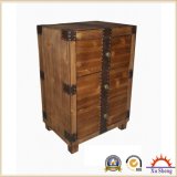 Accent 3-Drawer Storage Cabinet in Natural Wood Finish
