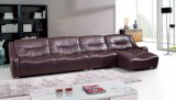 Big Curve L Shape Design Genuine Leather Sofa