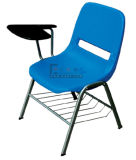 Hot Sale School Furniture Children Plastic Writing Chair with Tablet Arm