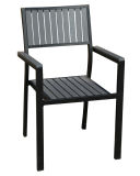 New Wood Carving Aluminum Dining Chairs (DC-15549)