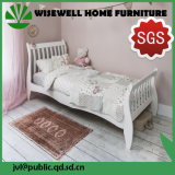 Pine Wood Bedroom Sleigh Slat Bed in Single Size