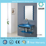 Tempered Lacqucer Glass Basin/Glass Washing Basin with Mirror (BLS-2095)