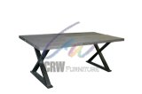 Stainess Steel Legs Dining Table