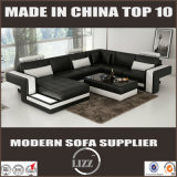 Modern Design White PU Leather U Shaped Sofa