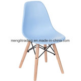Wood White Plastic Dining Kid Chair