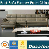 New Arrival Wooden Modern Genuine Leather Sofa (993)