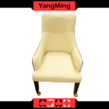 European Solid Wood Dining Chair Blackjack Casino Table Games Casino Chair with Oak Handrails Ym-Dk13
