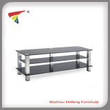Rectangle Tempered Glass TV Stand/ TV Rack (TV108)