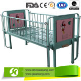 One Function Powder Coated Steel Children Bed with Single Crank