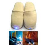 Electric Vibrating Shoes Foot Massage Slipper with LED