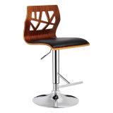 Restaurant Dining Coffee Furniture Swivel Bentwood Bar Stools Chair (FS-WB1032)