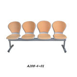 Designer Plastic Chair Public Waiting Chair with 2/3/4 Seat