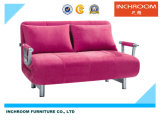 Living Room Furniture Functional Fabric Sofa Bed with Armrest