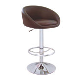 High Quality Adjustable Height Swivel PU Leather Soft Bar Chair (FS-414)