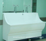 Under Counter Wash Basin with Cabinet Sink Faucet Marble Sink