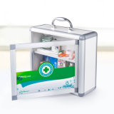Wall-Amount First Aid Cabinet for Medicine Storage with Handle B014