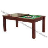 2 in One MDF/Solid Wood Pool Table Dining Table Combo Cheap Price