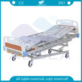 AG-BMS001 with Silent Wheels Hospital Adjustable Manual Crank Bed