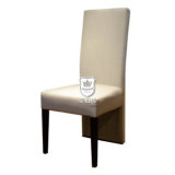 Beige Synthetic Leather Banquet Chair for Restaurant