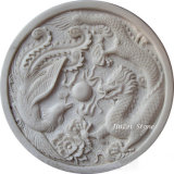Artificial White Marble Stone Sculpture for Wall Decoration G603