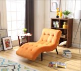 Home Furniture Living Room Fabric Chaise Longue Tufted Leisure Chair