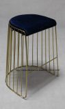 Replica Metal Restaurant Stackable Blue Wire Bar Stools Dining Chairs