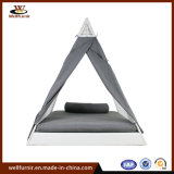 2018 New White Triangle Daybed with Waterproof Curtain (WF050048)