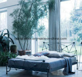 American Country Bed Rural Hob Contracted Double Bed, Wrought Iron Bed Can Be Customized (M-X3798)