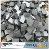 China Cheap Grey Granite G603 Paving Stone / Cube / Cobble Stone on Mesh