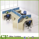 China Manufacturer T8 Series Furniture 5 Person Office Workstation Cubicle