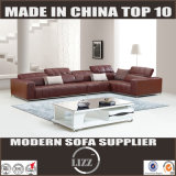 European Style Sectional Sofa with Chaise (Lz967)