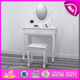 New Arrival European Luxury Wooden Make up Dressing Table with Mirror W08h014