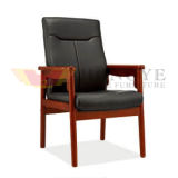 Genuine Cow Leather Meeting Chair Office (HY-NNH-D4)