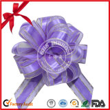 Gift Decoration Purple Organza Ribbon Pull Bow