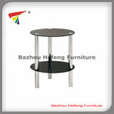 Tempered Glass Side Table for Home Furniture (C004)