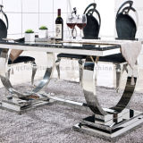 Dining Furniture Marble Dining Table with Metal Leg