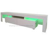 Hot Sale Simple Modern Design MDF LED Wooden TV Stand for Living Room