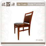 Hot Sale Leather Dining Chair Wood Grain World Chair (JY-A106)