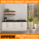 Oppein Australia Project Small White Lacquer Wooden Kitchen Cabinets (OP14-L05)
