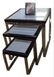 Glass Garment Wooden Table for Home