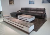 Classical Living Room Genuine Leather Sofa (SBL-9187)