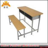 Commercial Cheap Price Wooden Double School Desk and Chair