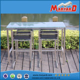 Simple Style Stainless Steel Bar Stool Furniture with Mesh Farbic